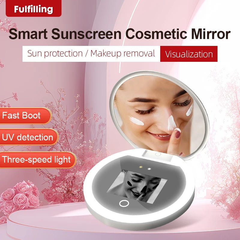 Led Light Portable Makeup Mirror