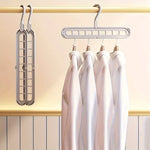 3pcs, 9-Hole Foldable Hangers